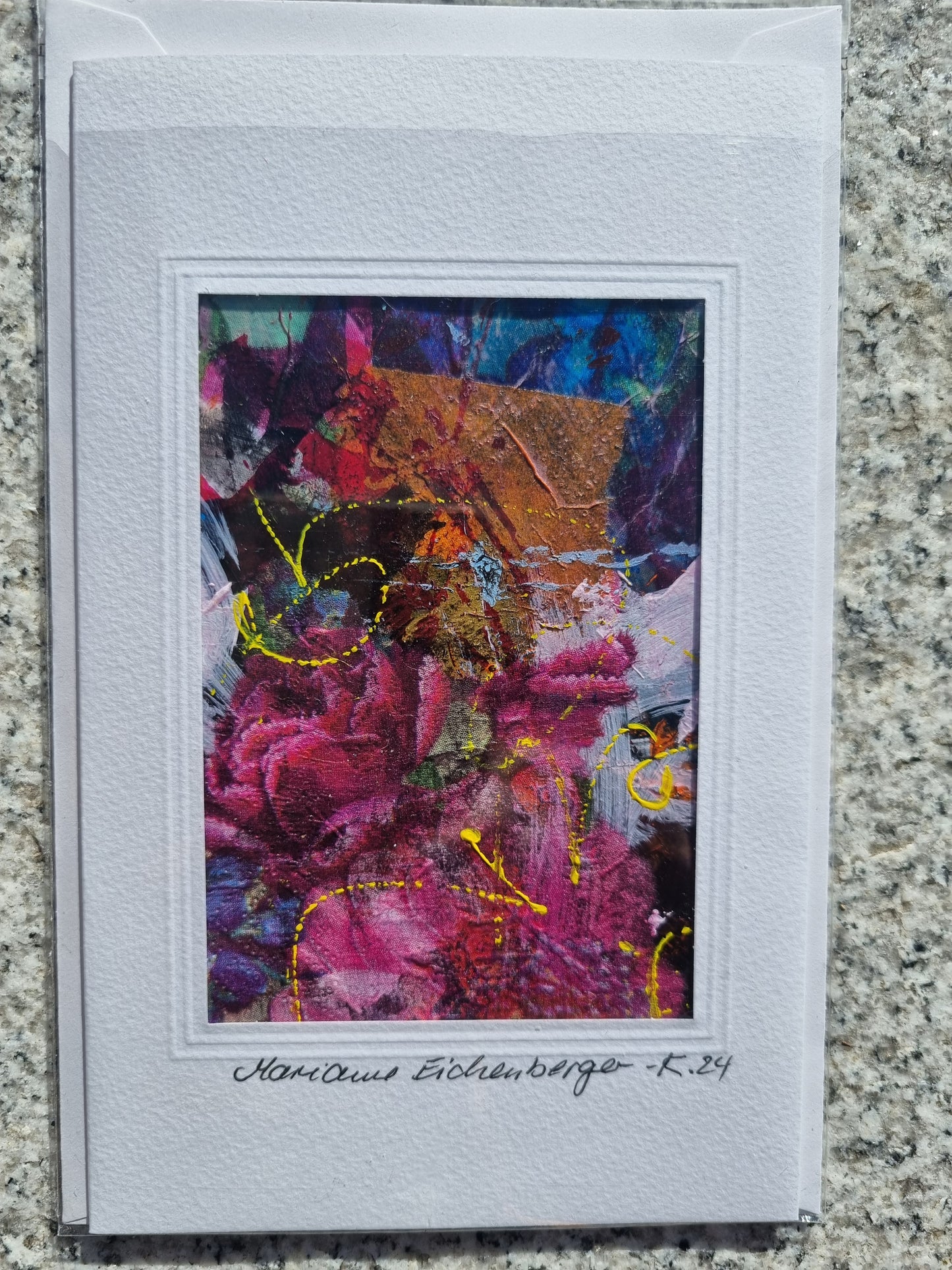 Kunst-Grusskarte, 2