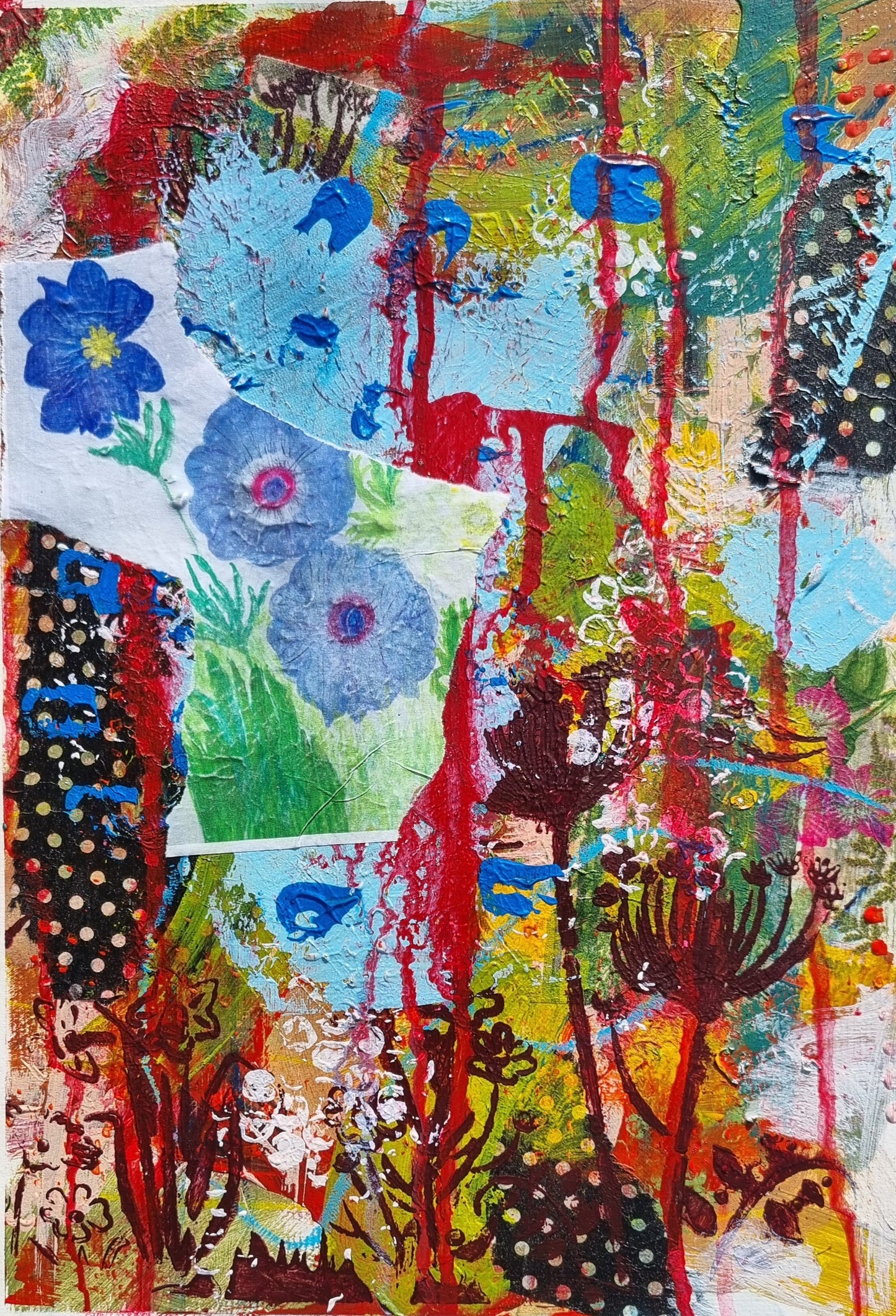 Wilder Garten+Collage Kurt, 5